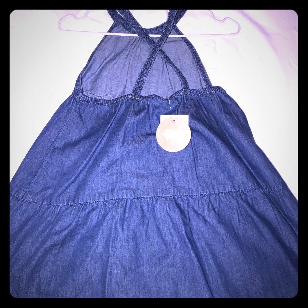 Brand new with tags denim dress! Mud Pie!